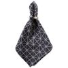 DII Black and White Geometric Cloth Napkins - Set of 6