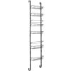 Over the Door Pantry Organizer Rack with Adjustable Door Hook and 6 Basket