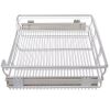 Pull-Out Wire Baskets 2 pcs Silver 31.5