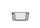 Oceanstar Stackable Metal Wire Storage Basket Set for Pantry, Countertop, Kitchen or Bathroom â€“ Black, Set of 3