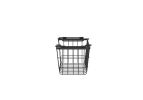 Oceanstar Stackable Metal Wire Storage Basket Set for Pantry, Countertop, Kitchen or Bathroom â€“ Black, Set of 3