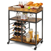 Kitchen And Living Room 3-Tier Food Stand Storage Shelf