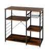 Home Kitchen Baker's Rack Microwave And Food Industrial Shelf