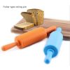 Non-Stick Silicone Mini Rolling Pin for Kids No Sticking to Dough Baking Gadget Tool Kitchen Tool