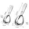 Measuring spoon set 304 stainless steel measuring spoon coffee utensils measuring spoon kitchen tools 15 and 30ml graduated spoon