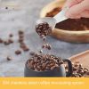 Measuring spoon set 304 stainless steel measuring spoon coffee utensils measuring spoon kitchen tools 15 and 30ml graduated spoon