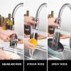 Aquacubic Pull-Out Kitchen Faucet Sprayer Head Replacement;  3 Function Kitchen Tap Hose Spray Spout; Pull Down Kitchen Sink Spray Nozzle