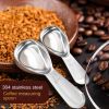 Measuring spoon set 304 stainless steel measuring spoon coffee utensils measuring spoon kitchen tools 15 and 30ml graduated spoon